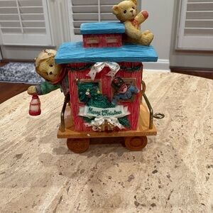 Cherished Teddies,Casey,Friendship is the perfect end to the holidays,1996